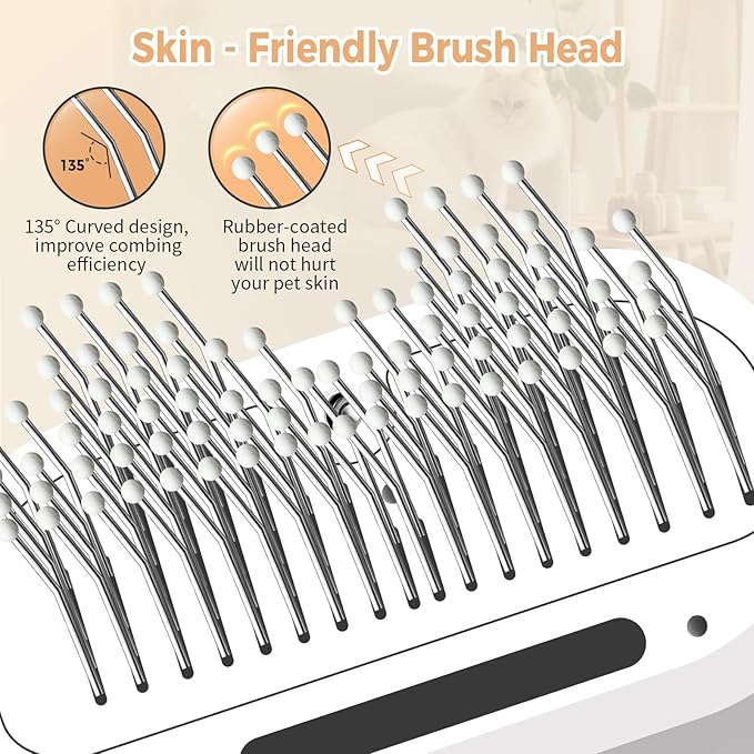 3 In 1 Cat Steam Brush, Pet Steam Brush , Hair Removal